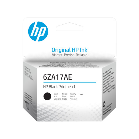 HP 6ZA17AE Tulostuspää Musta