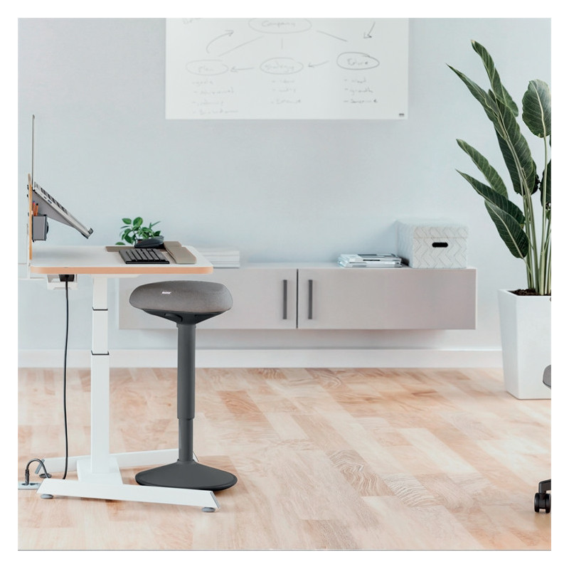 Seisomatuoli Leitz Ergo, tummanharmaa