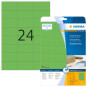 Herma 4469 Vihreä 70x37mm 24-jakoinen /480kpl