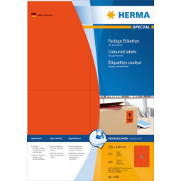 Herma 4397 Punainen 105x148mm 4-jakoinen /400kpl