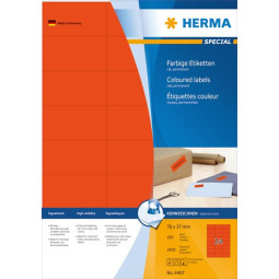 Herma 4407 Punainen 70x37mm 24-jakoinen /2400kpl