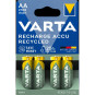 Akkuparisto AA 2100mAh Varta Recharge Accu /4kpl