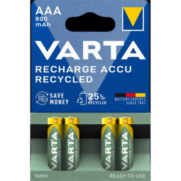 Akkuparisto AAA 800mAh Varta Recharge Accu /4kpl