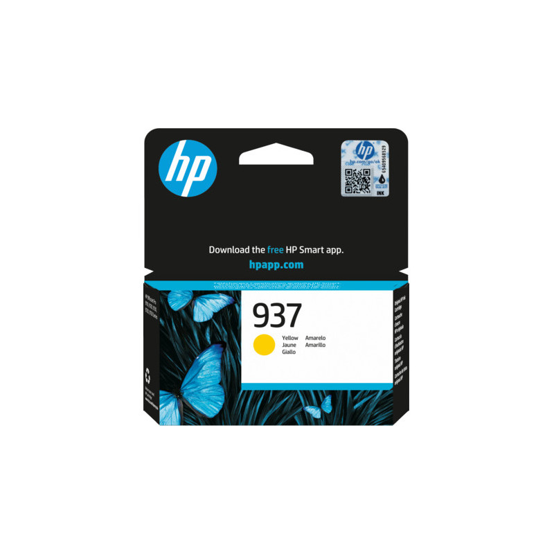 HP No 937 Yellow Mustepatruuna