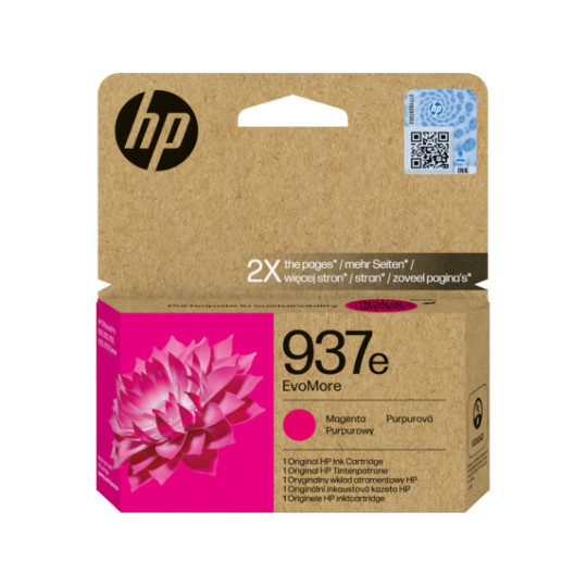HP No 937e (XL) Magenta Mustepatruuna