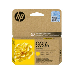 HP No 937e (XL) Yellow Mustepatruuna