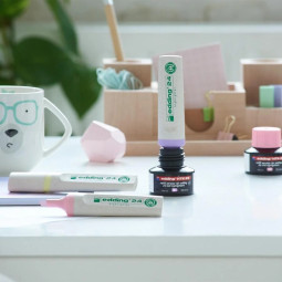 Korostuskynän täyttöväri Edding HTK 25, ekologiset täyttöväripullot