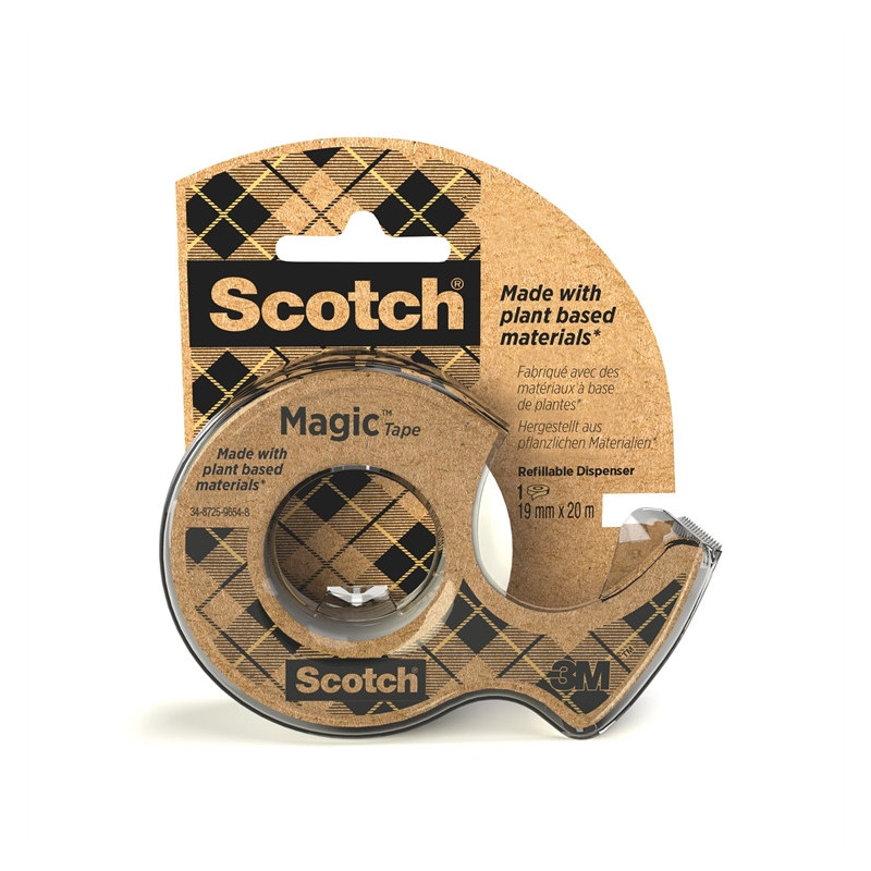 Asiakirjateippi katkojassa 19mm Scotch 810 Magic