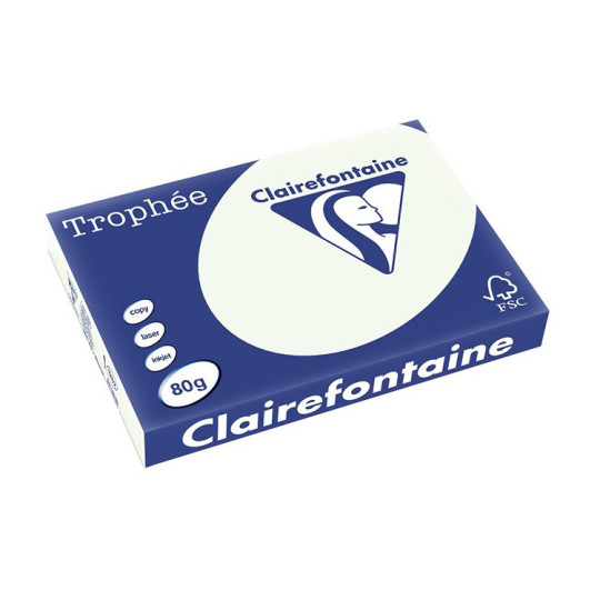 Väripaperi A4 80g Vaaleanvihreä /500 arkkia