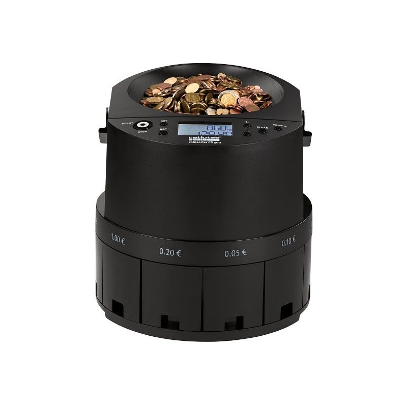 Ratiotec CS50 Ratiotec CS500 Kolikkolaskuri ja lajittelija