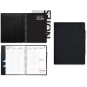 Viikkomuistio 2026 Plus musta - klassinen pöytäkalenteri A5-koossa