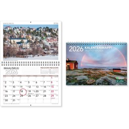 CC Kalenterimappi 2026 - mainio seinäkalenteri myös liikelahjaksi omalla logolla