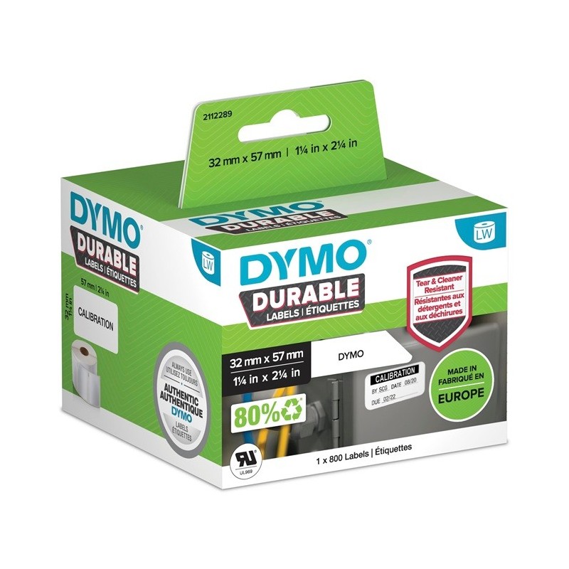 Muovitarra 57x32mm Dymo LW Durable