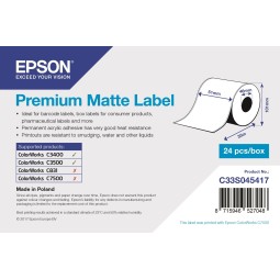 Premium Matte Label Continuous -rulla 51 mm x 35 m