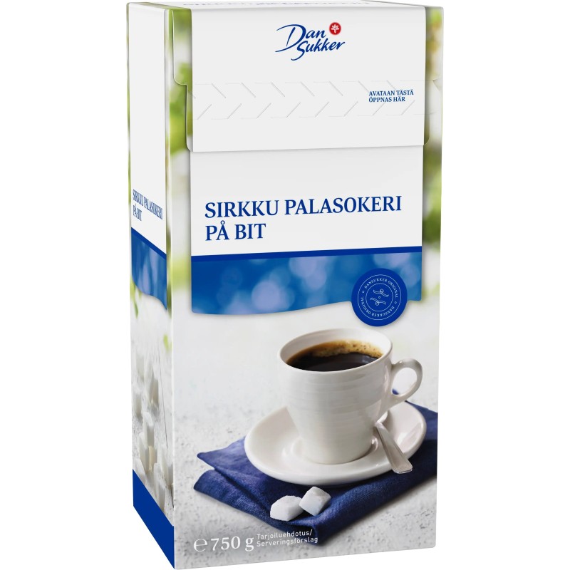 Palasokeri Sirkku 750g, hitaasti liukeneva sokeripala.