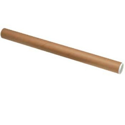 Postitusputki 60x750mm tulpilla - pitkien esineiden ja julisteiden postitukseen