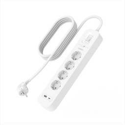 Ylijännitesuoja 4-osainen + 2xUSB Belkin