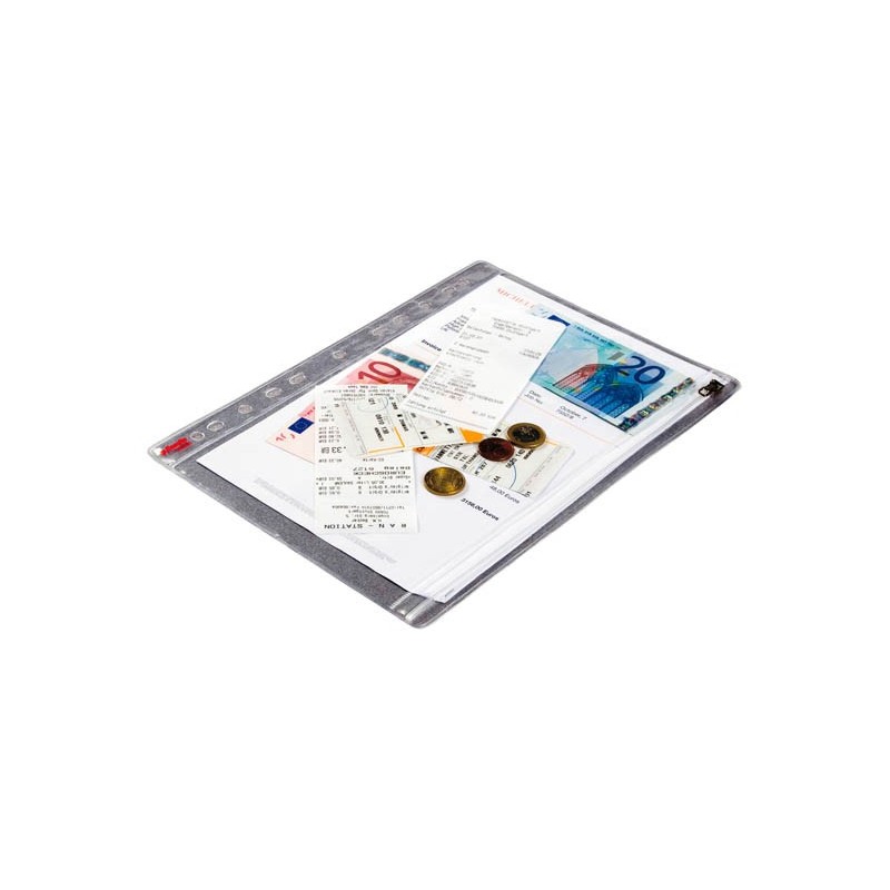 Turvaa pientarvikkeiden säilytys vetoketjulla.