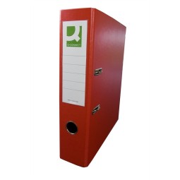 192705 Mappi 750 Punainen Q-Connect Basic KF15978, leveä perusmuovimappi.