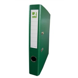 192404 Mappi 500 Vihreä Q-Connect Basic KF15968, kapea perusmuovimappi.