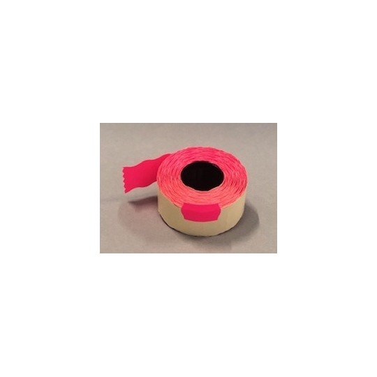 Etiketti 26x16mm pinkki pysyvä hinnoittelijaan