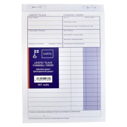 Lähete/tilauslomake A5 jäljentävä