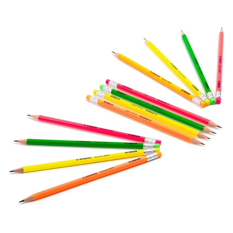 Lyijykynä Stabilo Swano 4907 HB kumilla /12 kpl