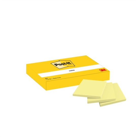 Viestilappu Post-It Kanariankeltainen 38x51mm /12x100kpl
