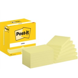 Viestilappu Post-It Kanariankeltainen 76x127mm /12x100kpl – aito ja alkuperäinen