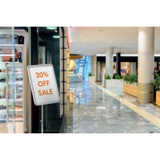 Menuteline A4 Nobo Clip - ruokalistat ja tiedotukset laadukkaasti esille