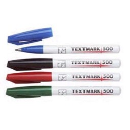 Huopakynä 0,7mm Textmark 500 - alumiinirunkoinen merkkauskynä ohuella kärjellä