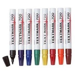 Huopakynä 1mm Textmark 700 - alumiinirunkoinen merkkauskynä kestävälle kärjellä