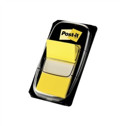 Post-It Index 680-5 Teippimerkki Keltainen - päällekirjoitettava ja uudelleenkäytettävä merkkiteippi