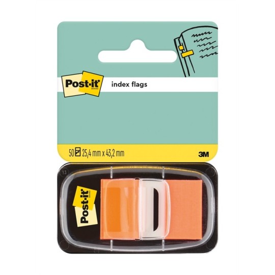Post-It 680-4 Teippimerkki Oranssi - päällekirjoitettava ja uudelleenkäytettävä merkkiteippi