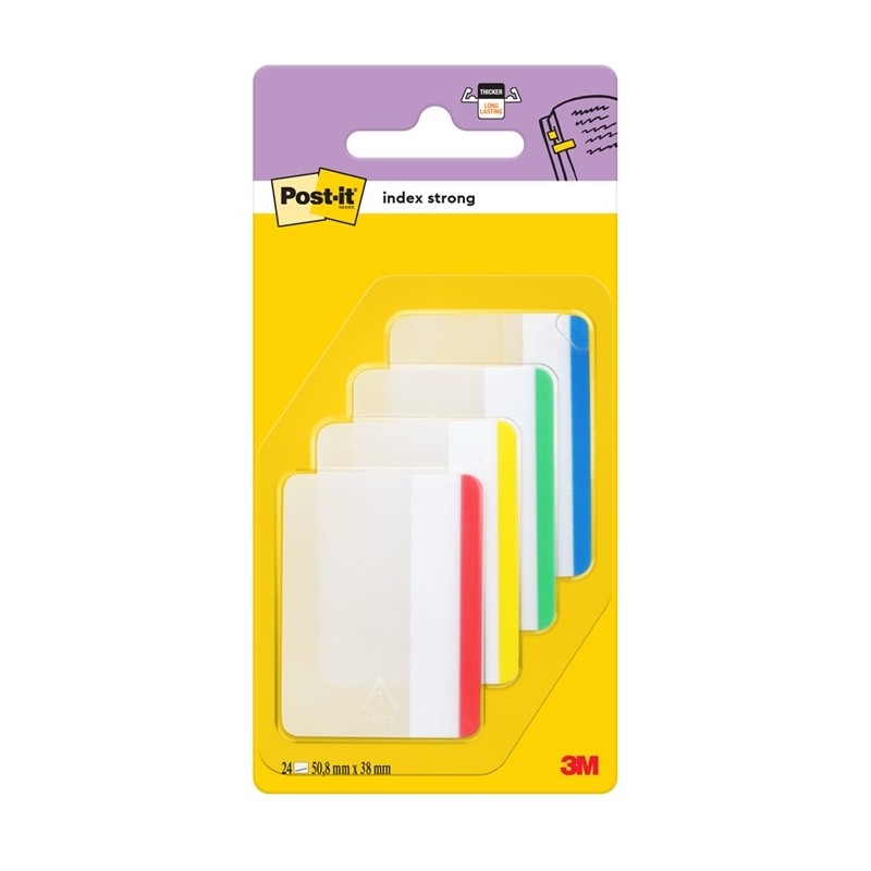 Teippimerkkilajitelma Post-It 686F - erittäin vahvat merkintälaput