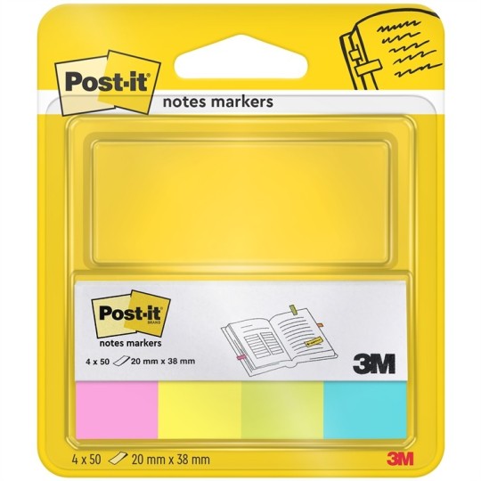 Teippimerkkilajitelma paperi Post-It 670/4N