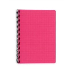 Kierrevihko A5/80 Muovikansi Punainen Paperipiste