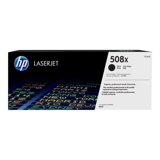 HP 508X Musta 12,5K Laserkasetti