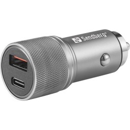 Autolaturi 18+30W USB-C + USB-A Sandberg
