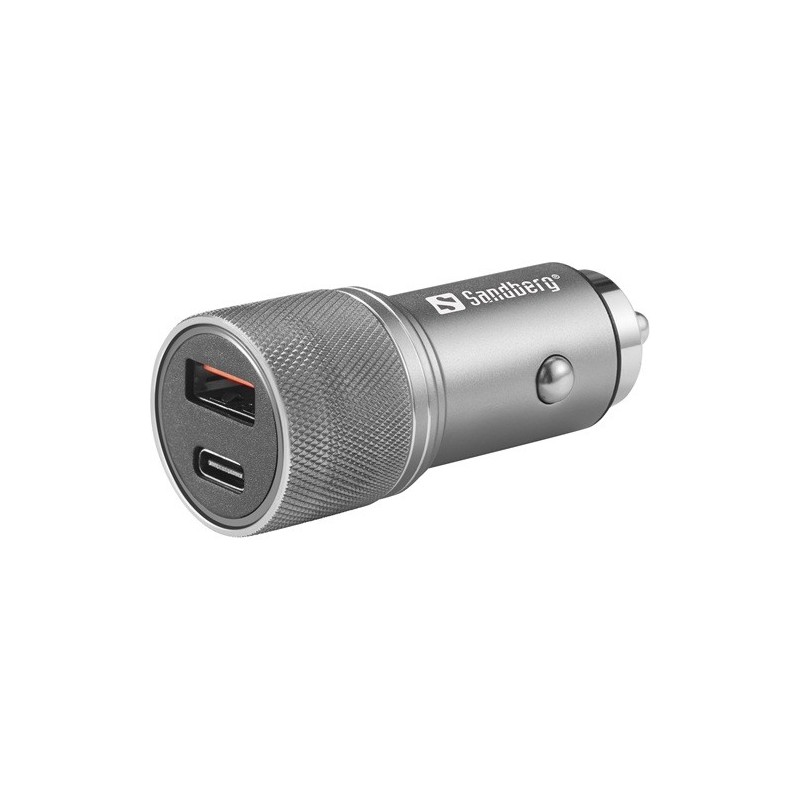 Autolaturi 18+30W USB-C + USB-A Sandberg
