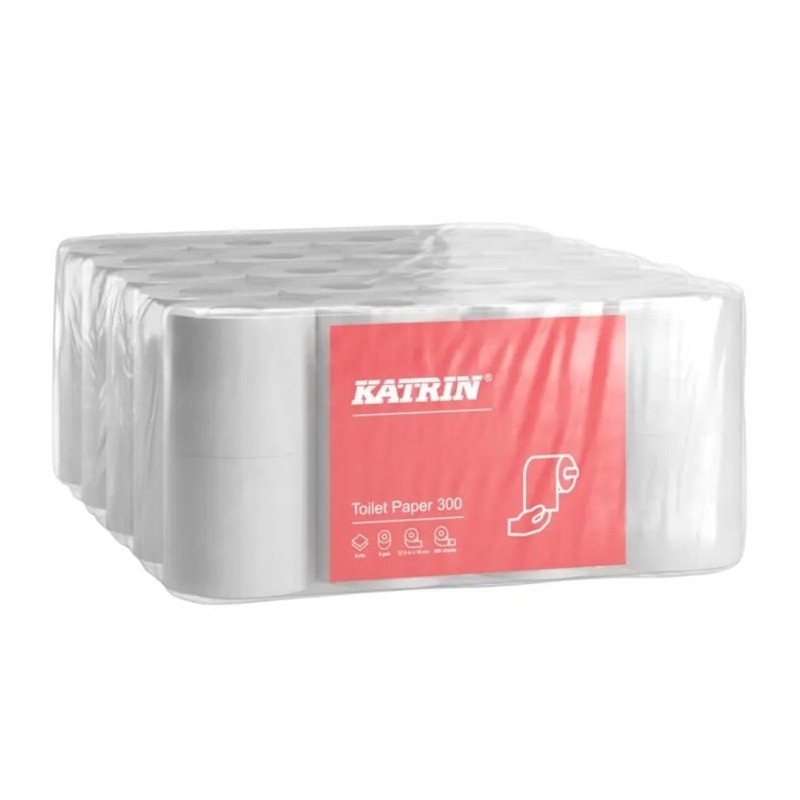 WC-paperi Katrin Toilet 300 /40rla (säkki)