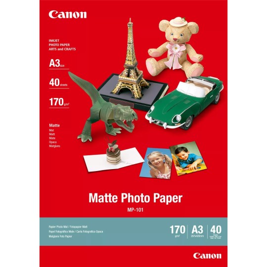 Canon MP-101 A3 170g /40kpl Matta valokuvapaperi