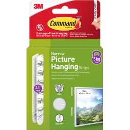 Teippipala 3M Command Narrow /8kpl