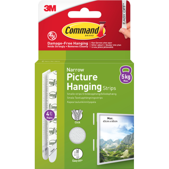 Teippipala 3M Command Narrow /8kpl