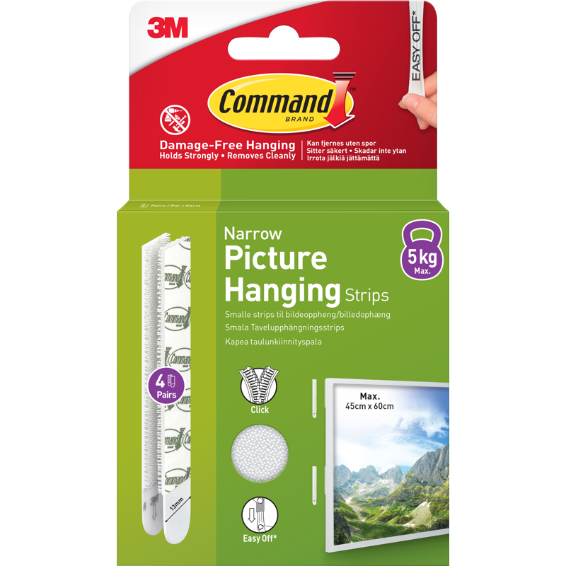 Teippipala 3M Command Narrow /8kpl