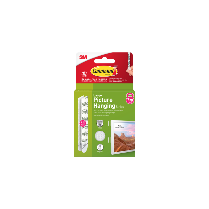 Teippipala 3M Command Large /8kpl