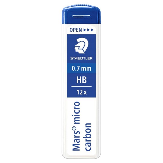 Irtolyijy 0,7mm HB (12 lyijyä/tuubi) - murtumaton lyijy