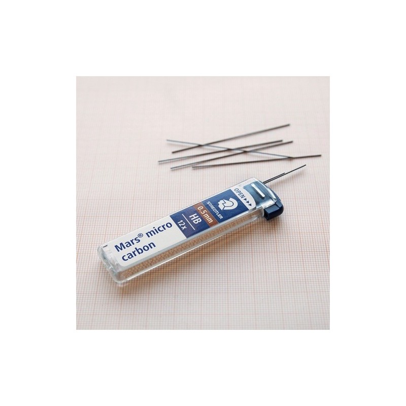 Irtolyijy 0,3mm HB (12 lyijyä/tuubi) - murtumaton lyijy