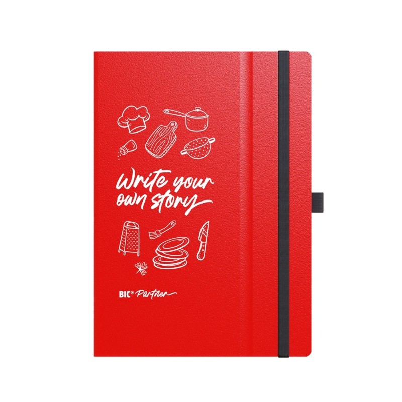 Muistikirja A5 BIC Partner Hard Cover omalla painatuksella
