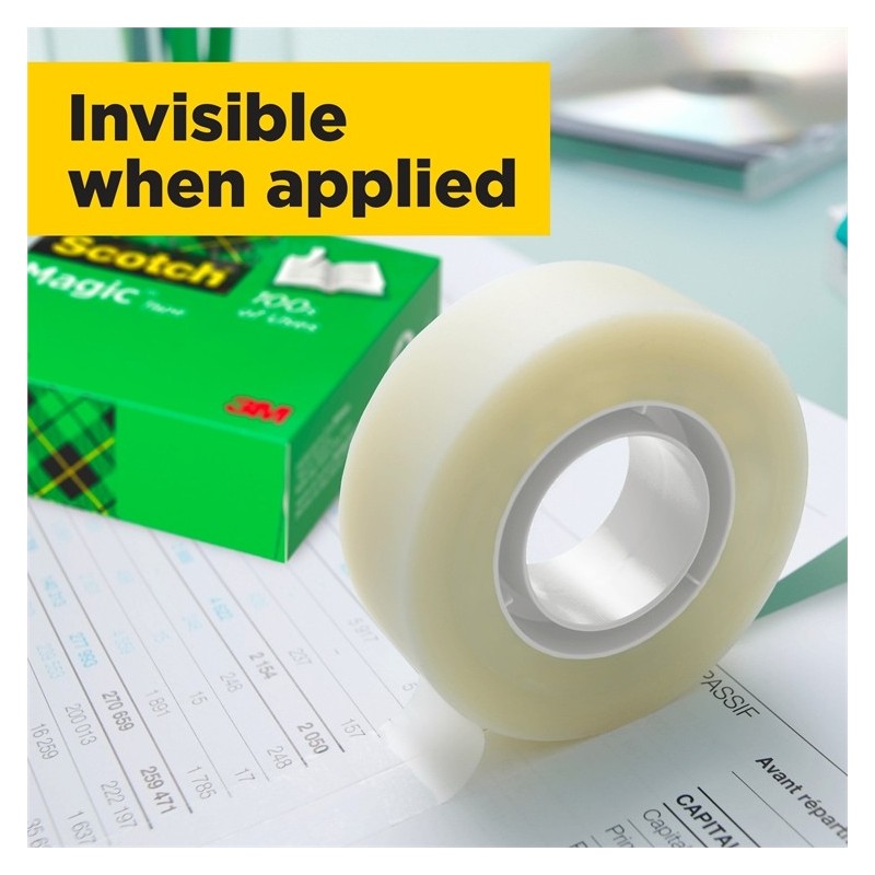 Asiakirjateippi hyllypakkaus 19mm Scotch 810 Magic (14 rullaa)